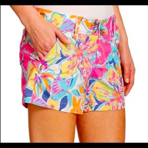 Lilly Pulitzer shorts with cute bright neon print